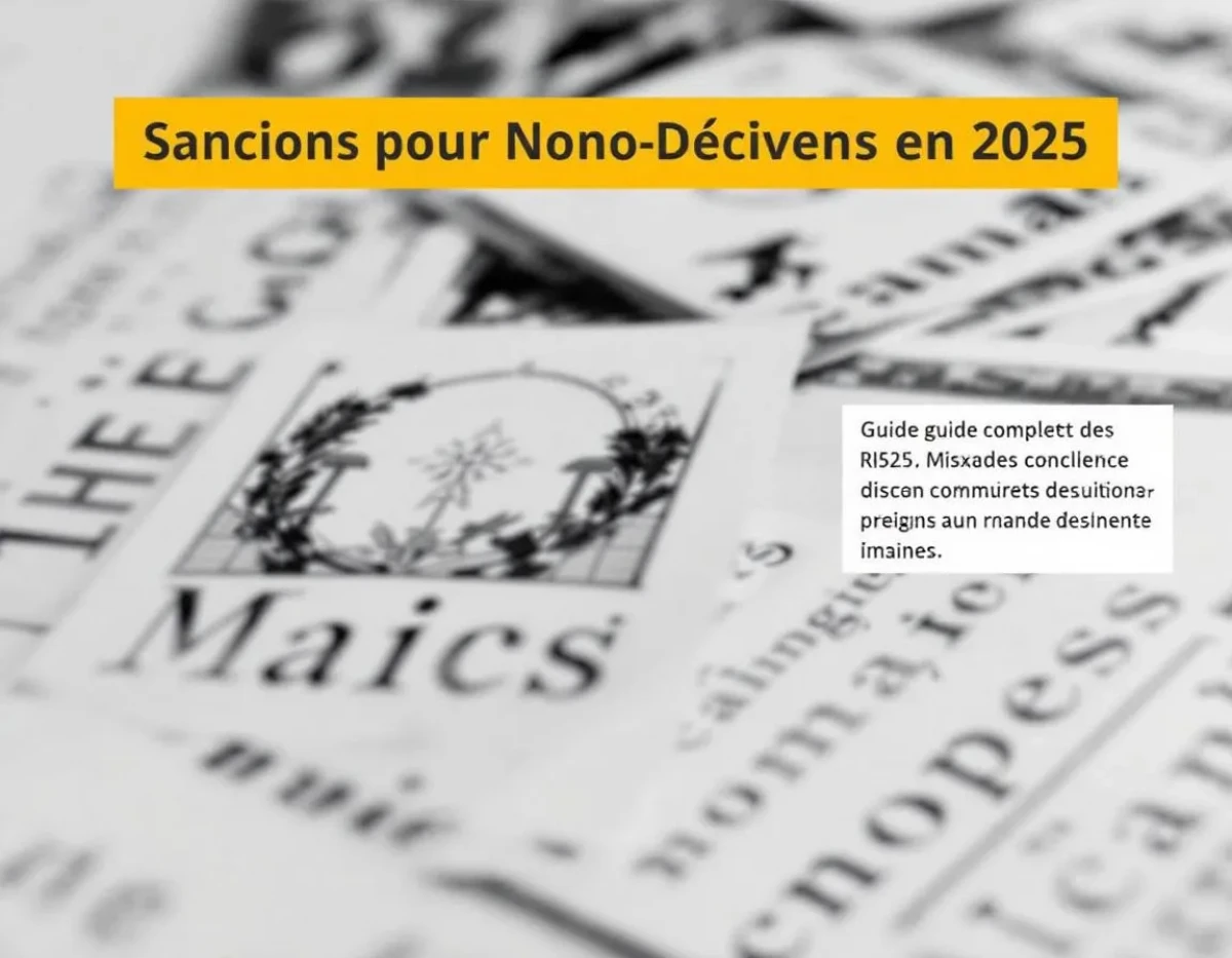 Sanctions pour Non-Déclaration de Revenus en 2025: Guide Complet des Risques et Conséquences