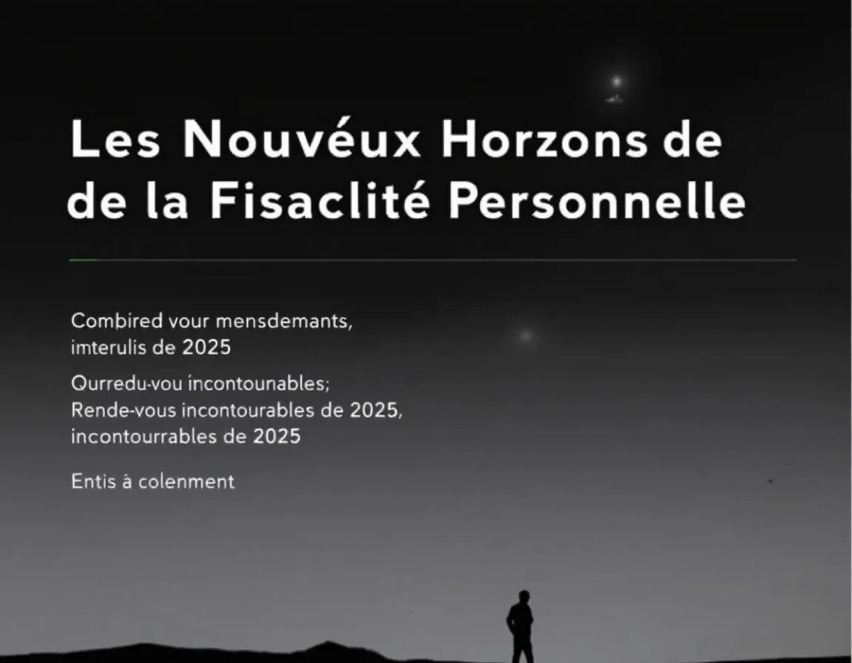 Les Nouveaux Horizons de la Fiscalité Personnelle : Rendez-vous Incontournables de 2025