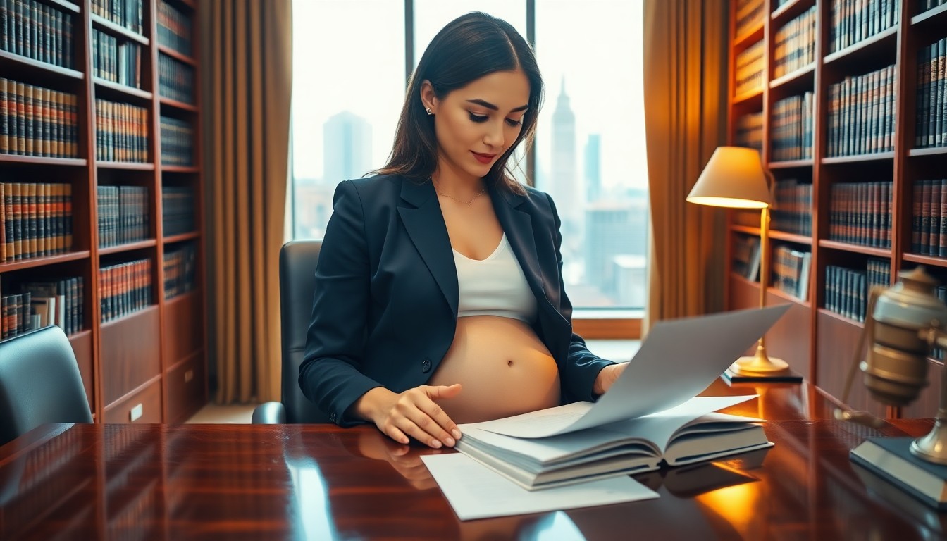 Avocate enceinte : équilibre entre stress et bien-être